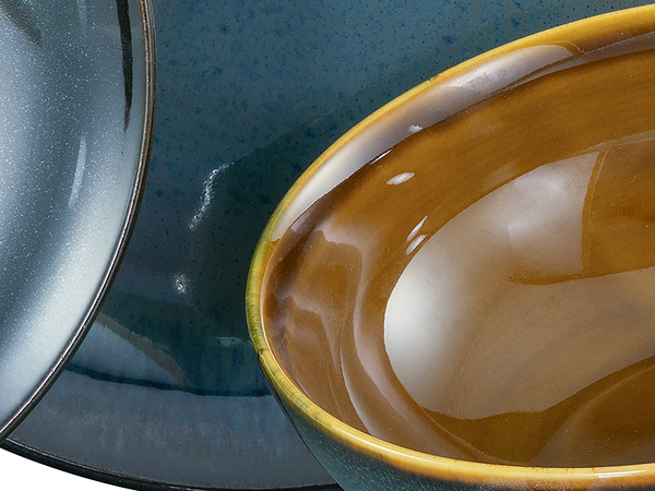 Kombiservice MALLORCA (16-tlg.) - Steingut - Mehrfarbig