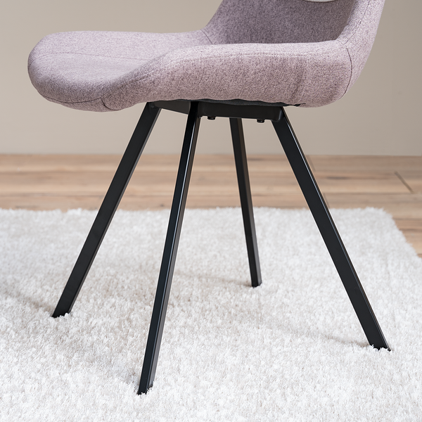 Esszimmerstuhl Cielo II (2er-Set) - Steinbraun