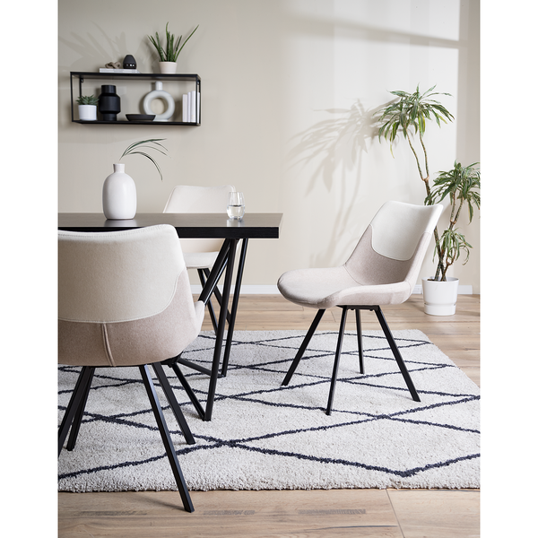 Esszimmerstuhl Cielo II (2er-Set) - Creme