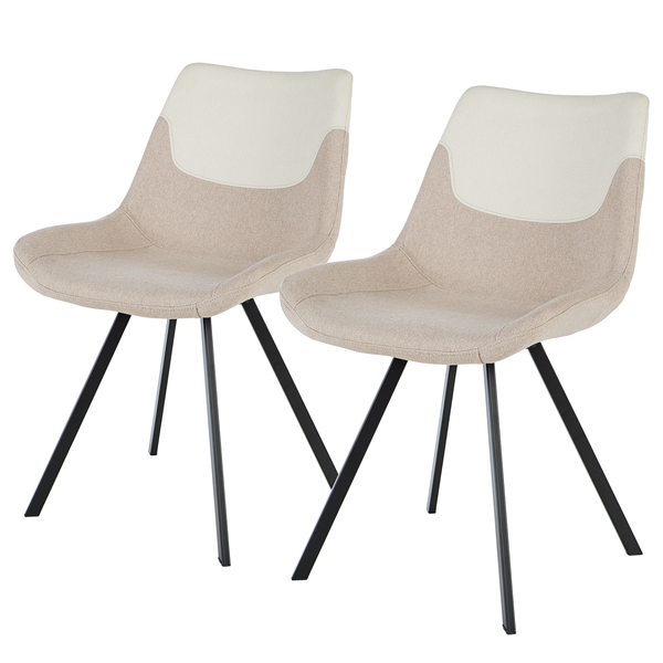 Esszimmerstuhl Cielo II (2er-Set) - Creme