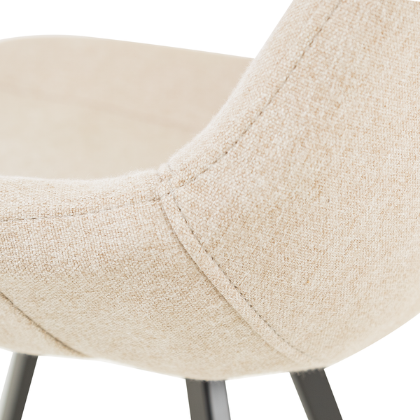 Esszimmerstuhl Cielo II (2er-Set) - Creme