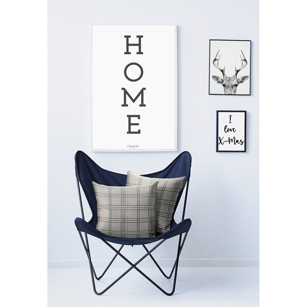 Kissenbezug 9538 - Baumwolle - Grau - 49 x 49 cm