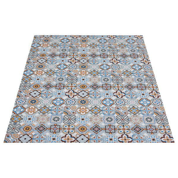 Vinylteppich Marrakesch I - Polyvinylchlorid - Grau