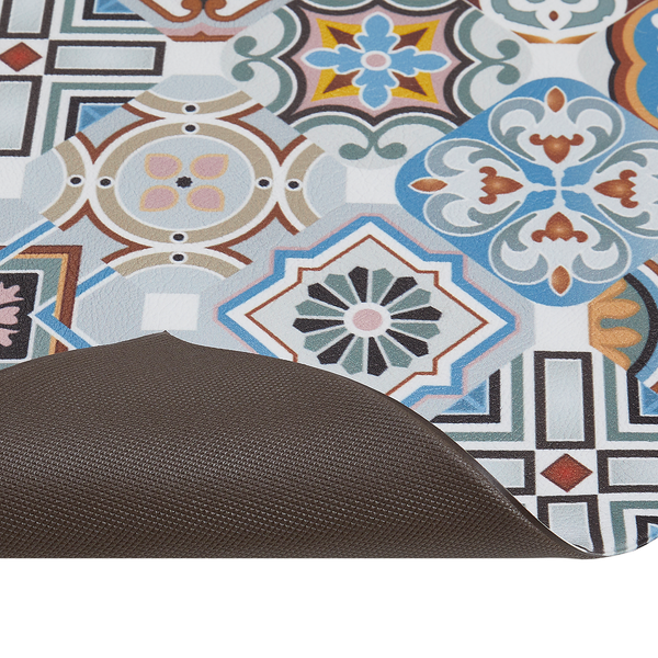 Vinylteppich Marrakesch I - Polyvinylchlorid - Grau