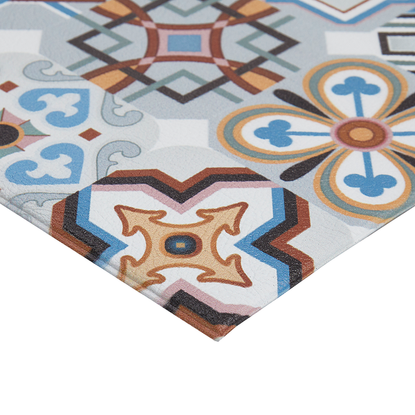 Vinylteppich Marrakesch I - Polyvinylchlorid - Grau