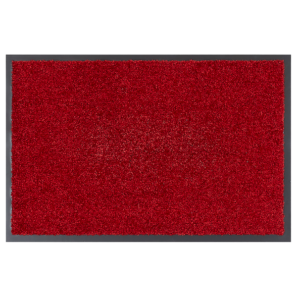 Fußmatte Super Wash & Clean - Polyamid - Rot - 60 x 90 cm
