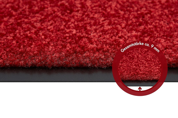 Fußmatte Super Wash & Clean - Polyamid - Rot - 60 x 90 cm