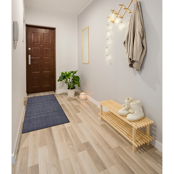 Fußmatte Super Wash & Clean - Polyamid - Schwarz - 90 x 150 cm