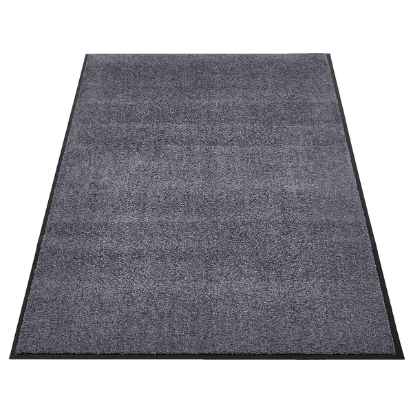 Fußmatte Super Wash & Clean - Polyamid - Schwarz - 90 x 150 cm