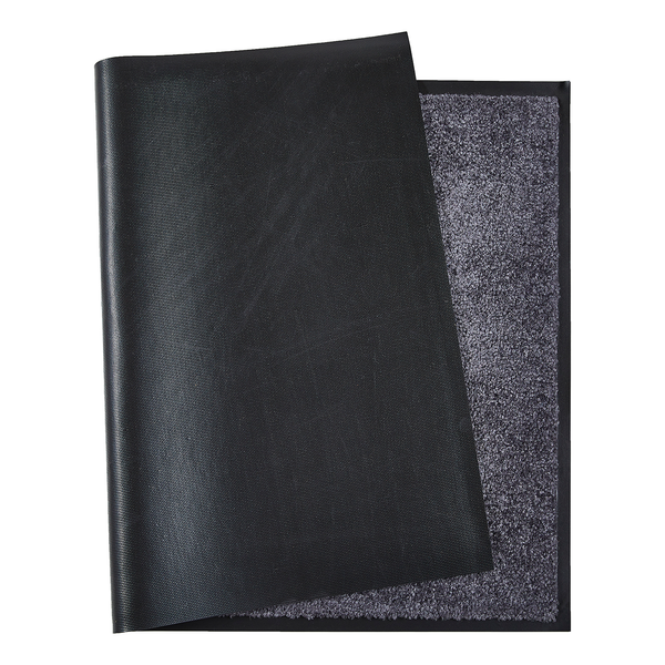 Fußmatte Super Wash & Clean - Polyamid - Schwarz - 90 x 150 cm