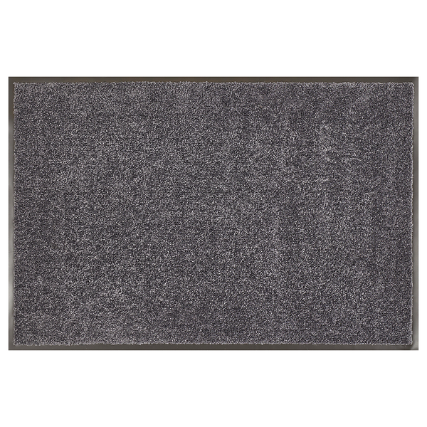 Fußmatte Super Wash & Clean - Polyamid - Schwarz - 90 x 150 cm