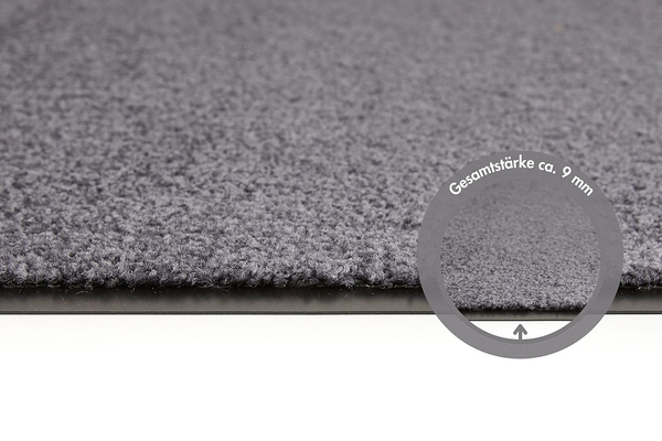 Fußmatte Super Wash & Clean - Polyamid - Schwarz - 90 x 150 cm