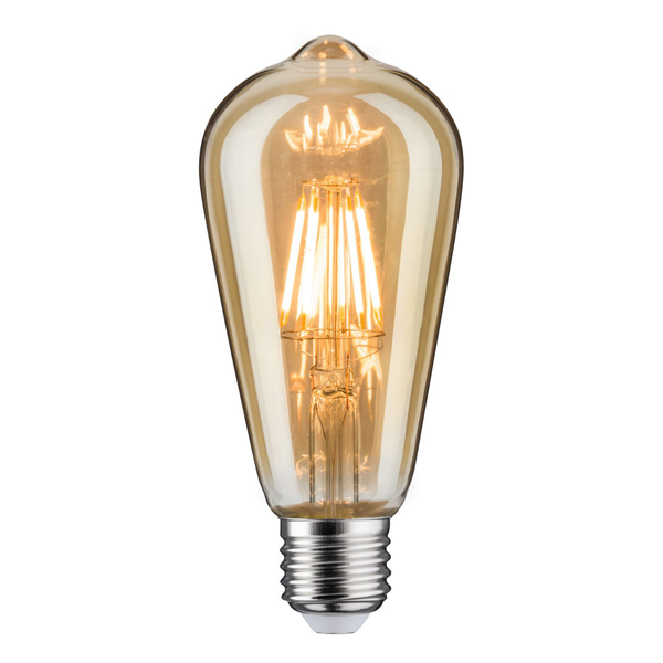 LED-Leuchtmittel Dendera (2er-Set) - Klarglas / Metall - 2-flammig