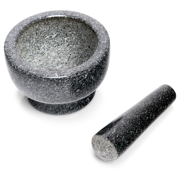 Mörser-Set Varkala - Granit - Anthrazit - Durchmesser: 13 cm