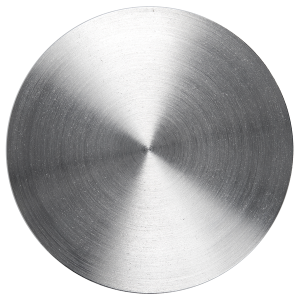 Glasuntersetzer-Set Luca (7-tlg.) - Edelstahl - silber - Ø 10