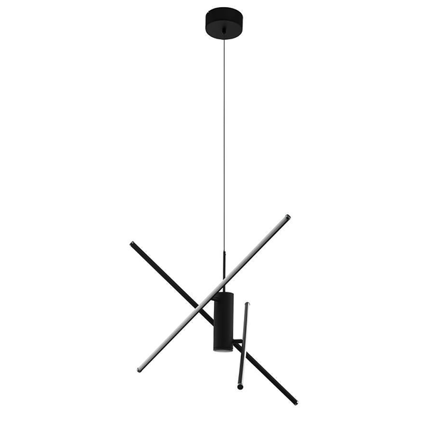 LED-Pendelleuchte Salitre - Polycarbonat / Aluminium - 1-flammig