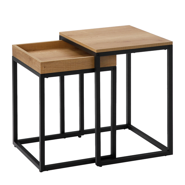Beistelltisch Tuxford I (2er-Set) - Hellbraun