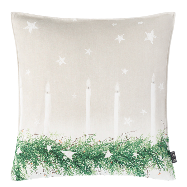 Kissenbezug Candela - Baumwollstoff - Verde