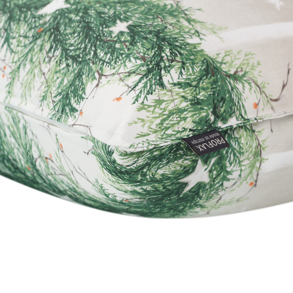 Kissenbezug Candela - Baumwollstoff - Verde