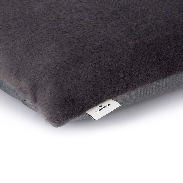 Kissenbezug Natural Fur - Polyester - Anthrazit