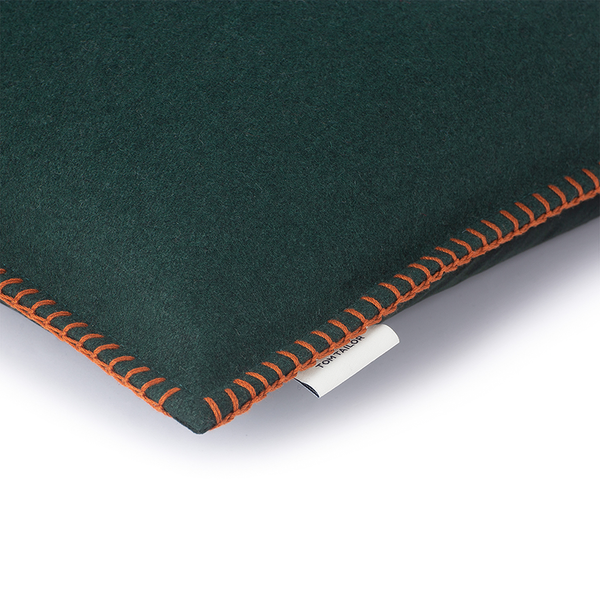 Kissenbezug Felt - Polyester - Grün