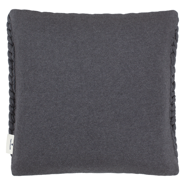 Kissenbezug Knit - Baumwolle - Anthrazit