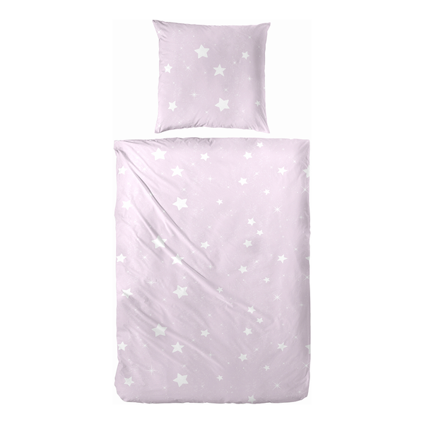 Biber Bettwäsche Sternchen - Biber - Pink