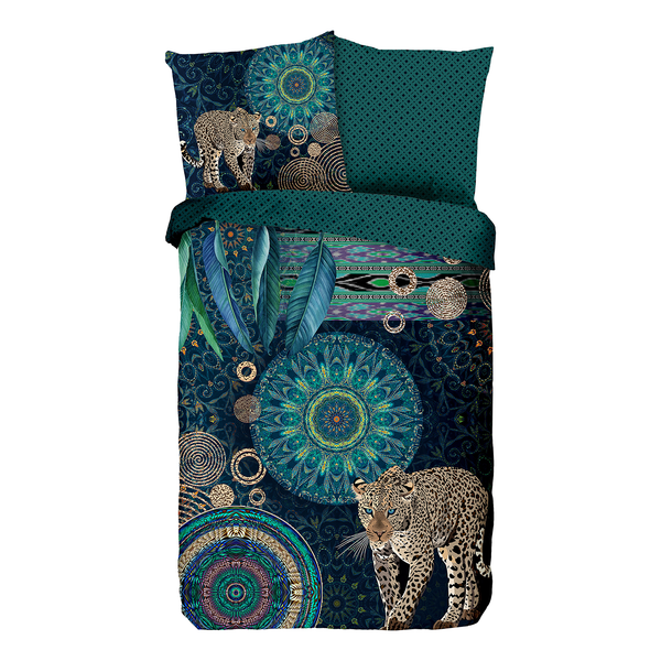 Bettwäsche Imena - Baumwolle - Multi - 155 x 200 cm + Kissen 80 x 80 cm