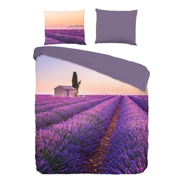 Bettwäsche Lavender - Baumwolle - Multi - 200 x 200/220 cm + 2 Kissen 70 x 60 cm