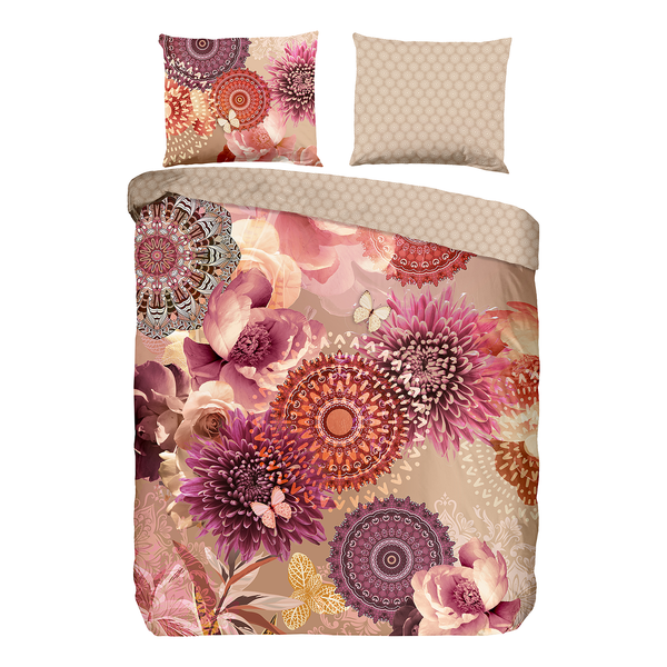 Bettwäsche Espen - Baumwolle - Satin - Multi - 140 x 200/220 cm + Kissen 70 x 60 cm