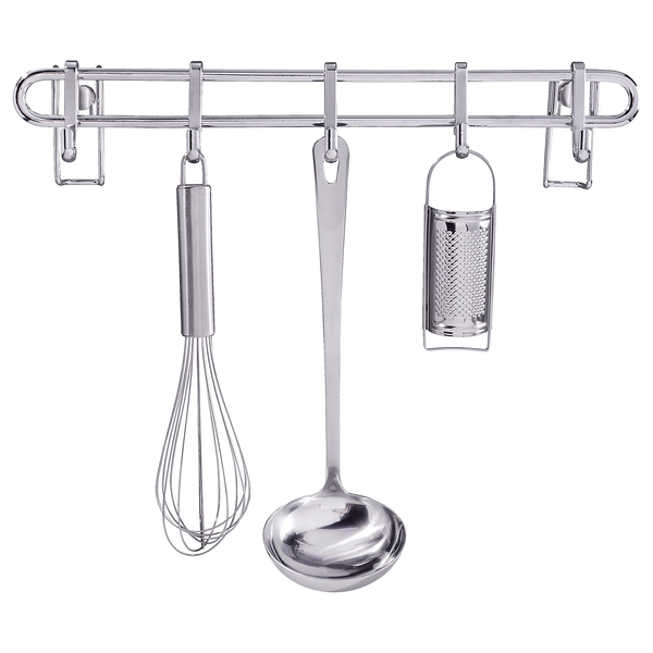 Vacuum-Loc Hakenleiste Style - Stahl - Silber - Breite: 40 cm