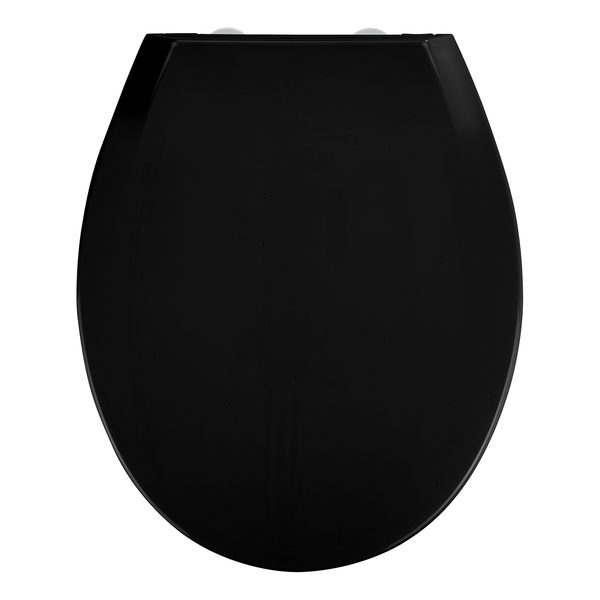 Premium WC-Sitz Kos - Edelstahl / Polypropylen - Schwarz - Schwarz