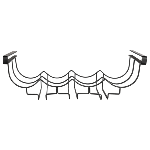 Flaschenhalter Klea - Edelstahl - Schwarz