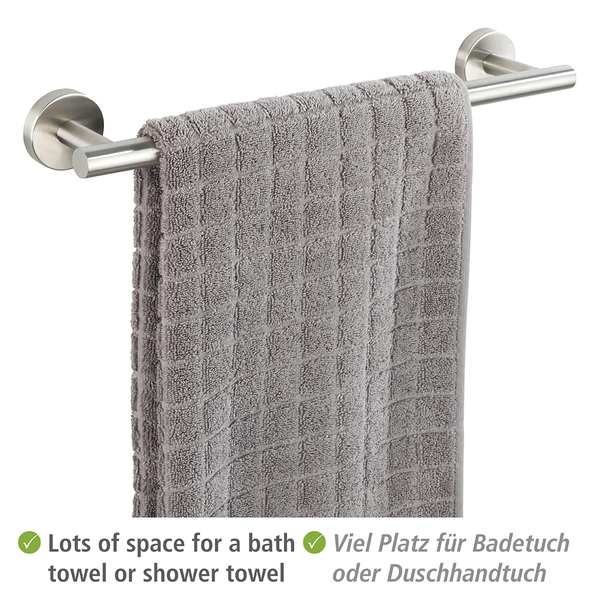 Badetuchstange Bosio - Edelstahl - Matt