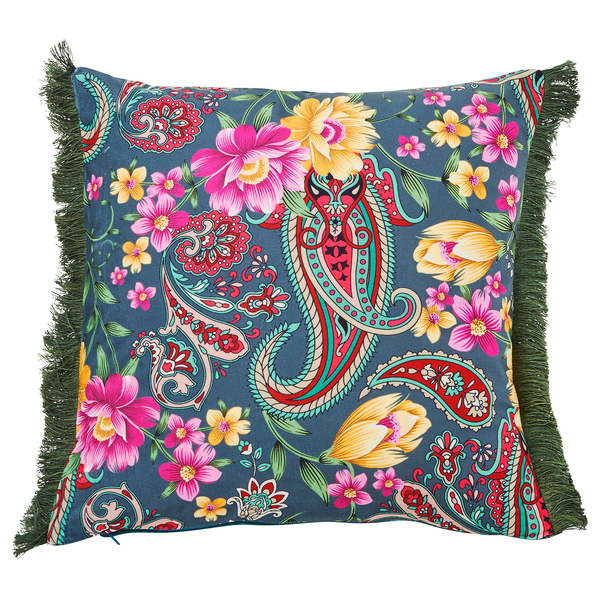 Kissenhülle Indian Summer I - Samt - Mehrfarbig - 45 x 45 cm