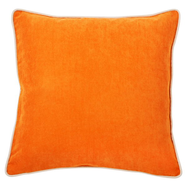 Kisssenhülle Joy - Samt - Orange - 65 x 65 cm