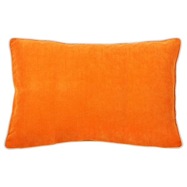 Kisssenhülle Joy - Samt - Orange - 40 x 60 cm