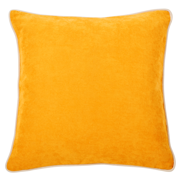 Kisssenhülle Joy - Samt - Gelb - 65 x 65 cm