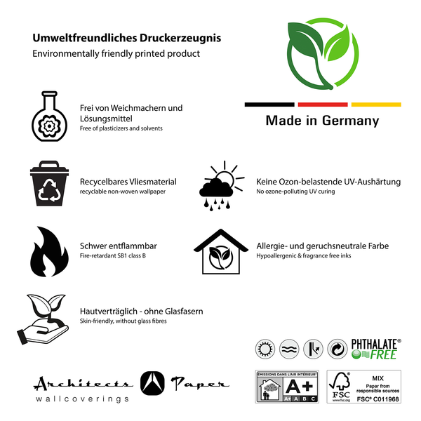 Vliestapete Floral Impression III - Vlies - Nougat