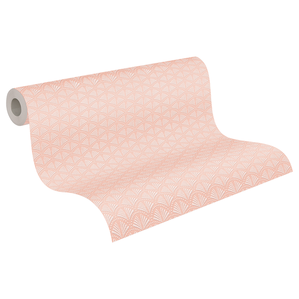 Vliestapete Art Deco I - Vlies - Rosa