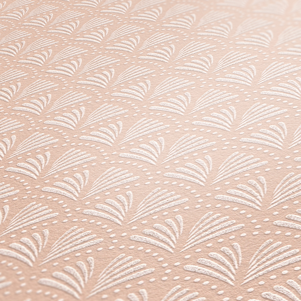 Vliestapete Art Deco I - Vlies - Rosa
