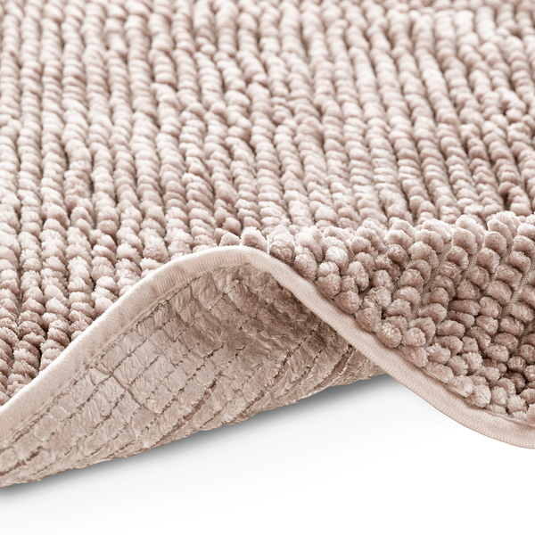 Badematte-Set Ati (2-teilig) - Polyester - Altrosa