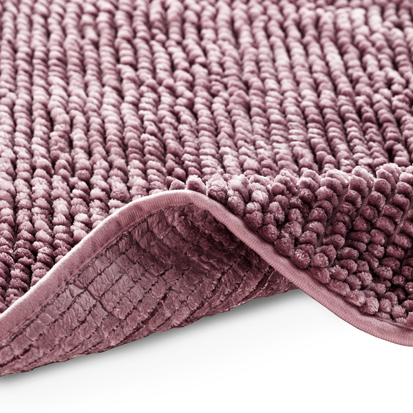 Badematte Ati - Polyester - Mauve - 60 x 90 cm