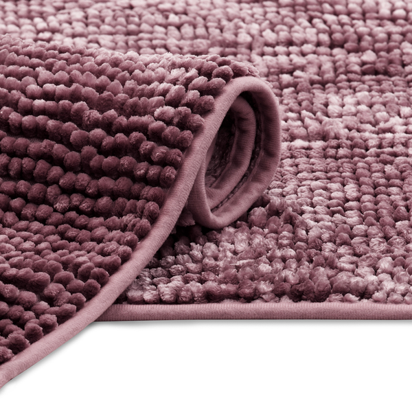 Badematte Ati - Polyester - Mauve - 60 x 90 cm