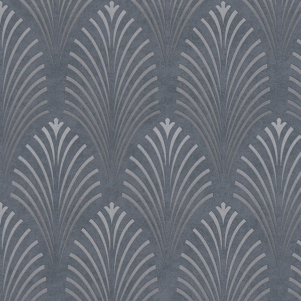 Vliestapete Rabea - Vlies - Schwarz