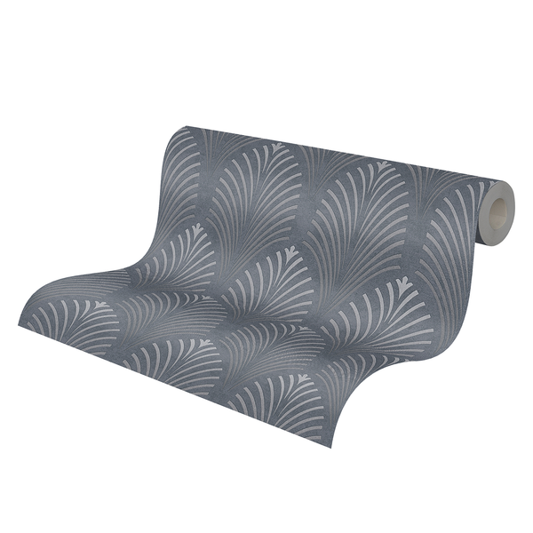 Vliestapete Rabea - Vlies - Schwarz