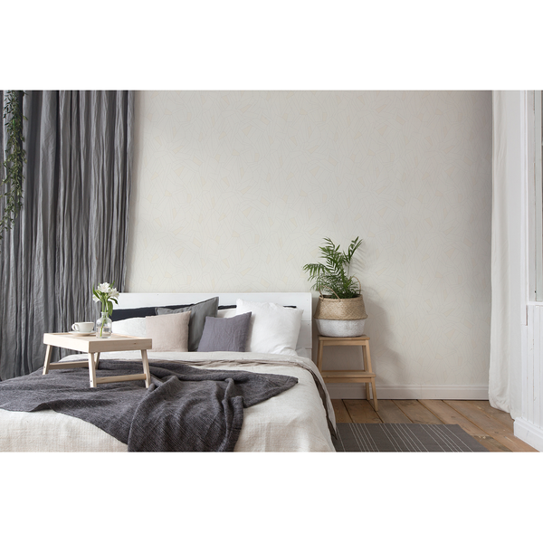 Vliestapete Natoni - Vlies - Beige