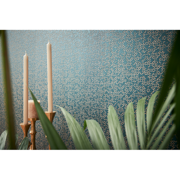 Vliestapete Said - Vlies - Blau