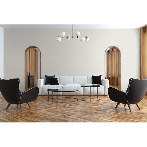 Vliestapete Alena II - Vlies - Creme