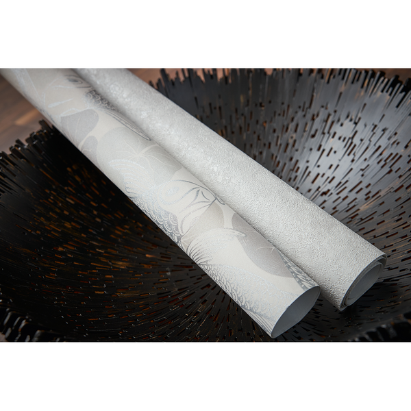 Vliestapete Alena II - Vlies - Creme